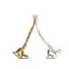 Jerry's 1203 Skate Jewelry Necklace -IceEdge Sales Store 1203 Necklace Gold Silver 14687.1581967634