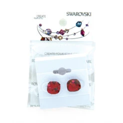 Jerry's 1285 Swarovski Crystal Stud Earrings -IceEdge Sales Store 1285 Ruby red Swarovski Crystal Earrings 25641.1582052181