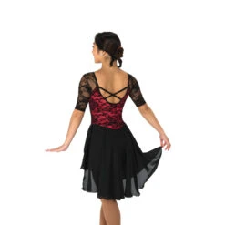 Jerry's 590 Classic Lace Dance Dress - Black DISCOUNTED ADULT LARGE -IceEdge Sales Store 590 Red Back 49126.1651531887