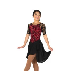 Jerry's 590 Classic Lace Dance Dress - Black DISCOUNTED ADULT LARGE -IceEdge Sales Store 590 Red Front 17311.1651531887