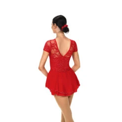 Jerrys 609 - Lace Perfecta Dress: Red CLEARANCE ADULT SMALL -IceEdge Sales Store 609 Red Back 58848.1650657448.1280.1280 09371.1650657790.1280.1280 62581.1669237120