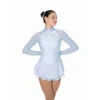Jerrys 612 - Satin Slipper Dress: Ice Blue -IceEdge Sales Store 612 Ice Blue Front 23505.1650660785