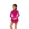 Jerrys 672 Starshine Dress: Deep Fuchsia -IceEdge Sales Store 672 Fuchsia Front 57815.1651787608