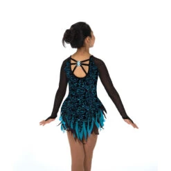 Jerrys 697 Peacock Plume Dress -IceEdge Sales Store 697 Back 29716.1651865689