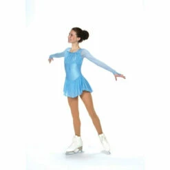 Solitaire Style F22003 Graceful Gathers Dress - Icy Blue -IceEdge Sales Store F22003R Ice Blue Front 768x768 55336.1655940676.1280.1280 69123.1656106863.1280.1280 74518.1656106937